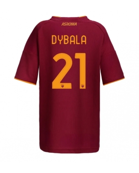 Billige Fotballdrakt AS Roma Paulo Dybala #21 Replika Hjemmedrakt Dame 2025-26 Kortermet Billige Fotballdrakt AS Roma Paulo Dybala #21 Replika Hjemmedrakt Dame 2025-26 Kortermet